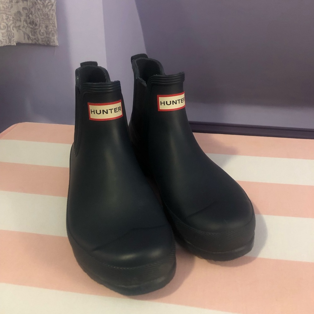 Chelsea Hunter Boots- Navy Blue